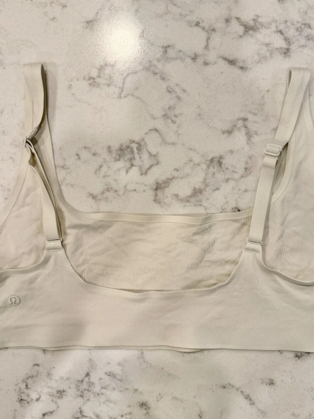 Lululemon Nulu Scoop-Neck Bralette Bone Sz 8